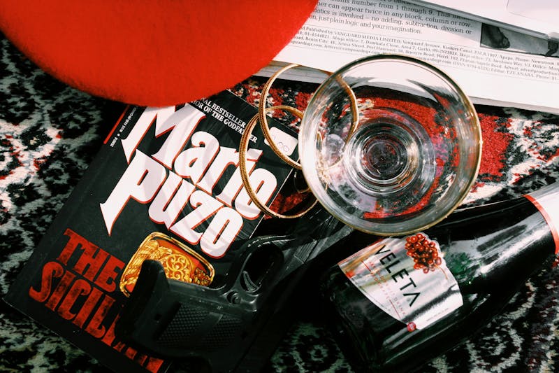 Red Italian Chianti wine in a glass